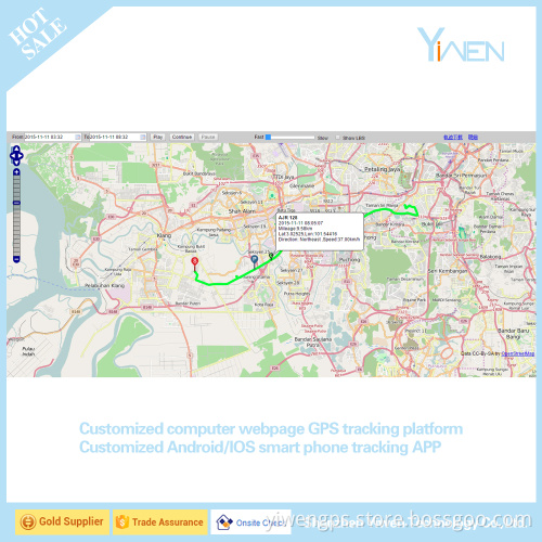 Yiwen Server API for Developing Android and iOS System Smart Phone GPS Tracking APP